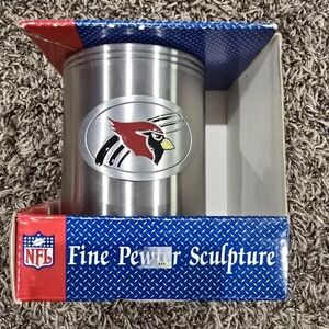 Arizona Cardinals Stainless Steel Can Cooler Set NFL  Koozie Fine pewter collect